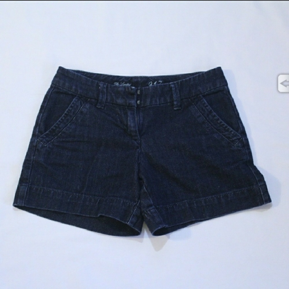 The Limited Dark Denim Shorts